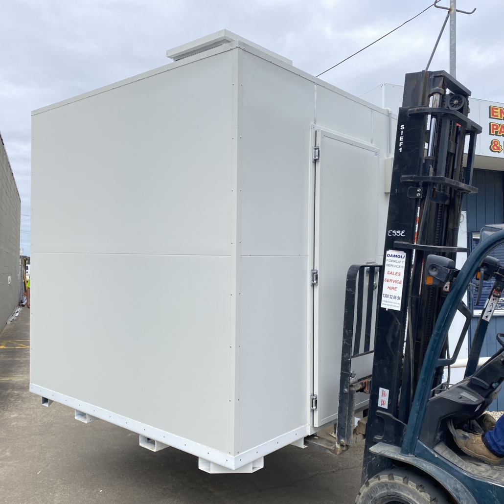 Standard 2.4m x 2.4m Portable Coolroom - Statewide Coolrooms